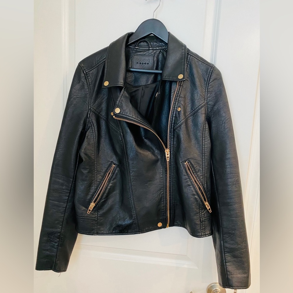 BLNKNYC faux leather jacket. Size XL. Black. See photo for material.